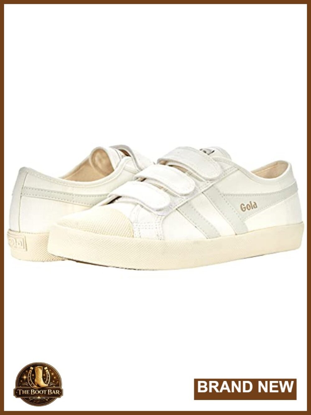 Canvas Hook & Loop Sneakers - Tennis Inspired Heritage Style